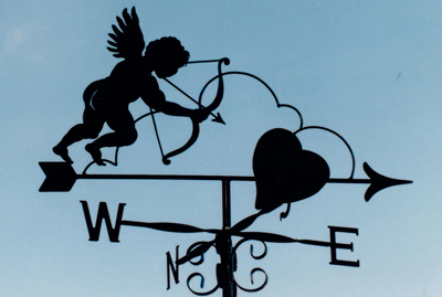 Love weather vane